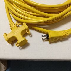 延長コード 10m 3個口 VCT高耐久 ソフトケーブル 125V 12Aの画像