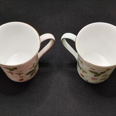 未使用　WEDGWOOD 　ウェッジウッド　ワイルドストロベリー　カップ　コーヒーカップ　ティカップの画像