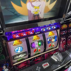 パチスロ 化物語 ヒロインパネル 実機 スロット コイン不要機 直接引取の画像