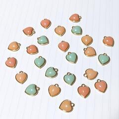●3色ハートチャーム25点セット●