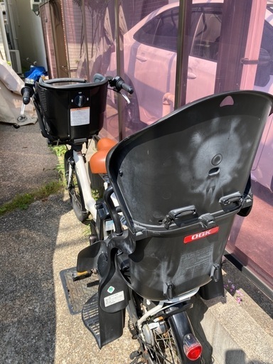 ジャンク品　電動アシスト付き自転車　子乗せ　YAMAHA pass kiss