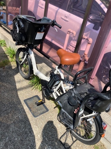 ジャンク品　電動アシスト付き自転車　子乗せ　YAMAHA pass kiss
