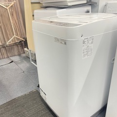 北九州市内配送無料　保証付き シャープ SHARP 全自動洗濯機 6.0kg ホワイト系 ES-GE6C-Wの画像