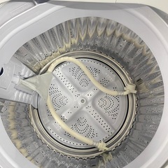北九州市内配送無料　保証付き シャープ SHARP 全自動洗濯機 6.0kg ホワイト系 ES-GE6C-Wの画像