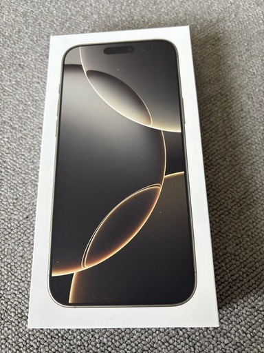 iPhone 16 Pro Max 未開封 + 強化ガラス　+ ケース