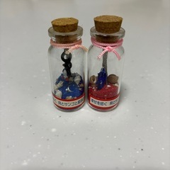 貝とサンゴと星砂と ２点　赤と青