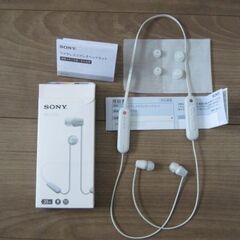 ★　ＳＯＮＹ　ＷＩ－Ｃ１００　ブルートゥース　ヘッドセット　新品同様の画像