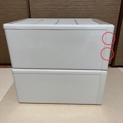 【譲先決定】衣装ケース 2個の画像