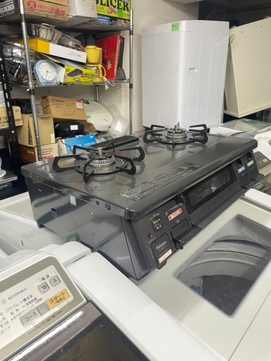 配送可能　保証付き 2021年製ガステーブル IC-S87-1R 都市ガス用/右強火 都市ガス用/右強火