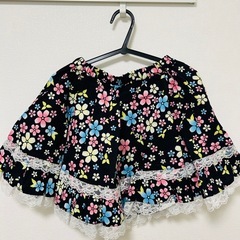 キッズ　花柄浴衣の画像