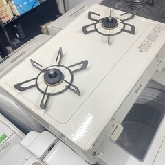 配送可能　保証付き 2024年製I-TOP リンナイ LUMiKKi LPガスコンロ ガステーブル グリルなし ホワイトの画像