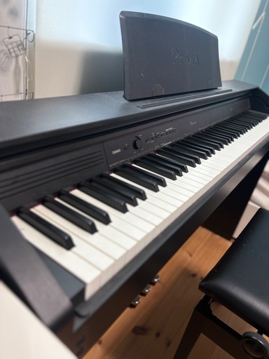 電子ピアノ CASIO PX-760 イス付 2015年製 CASIO PX-760WE】電子ピアノ
