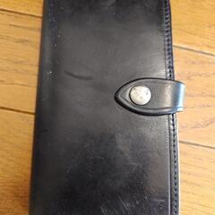 Dress Hippy 黒 レザー iPhoneケース ボタン留めの画像