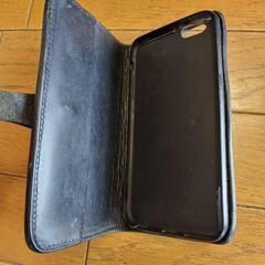 Dress Hippy 黒 レザー iPhoneケース ボタン留めの画像
