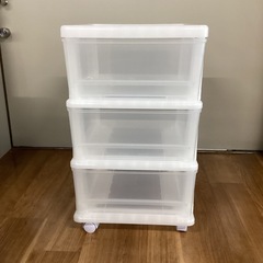 プラ衣装ケース【町田市再生家具】　0510
