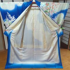 正絹　振り袖　花尽し　錦紗縮緬　美品の画像