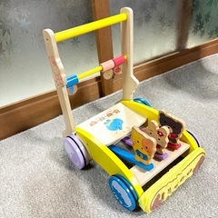 ❣️カタカタ　木製　mite  手押し車❣️の画像