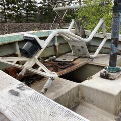 ヤマハ　貴重艇　漁船　３０F　浜上げタイプ　巻き網ドラム付き　の画像
