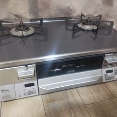 【美品】最高級ガスコンロ リンナイ ラクシエ プライム ガラスト...
