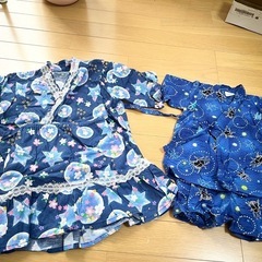 子供用　キッズ服　浴衣　甚兵衛　　　