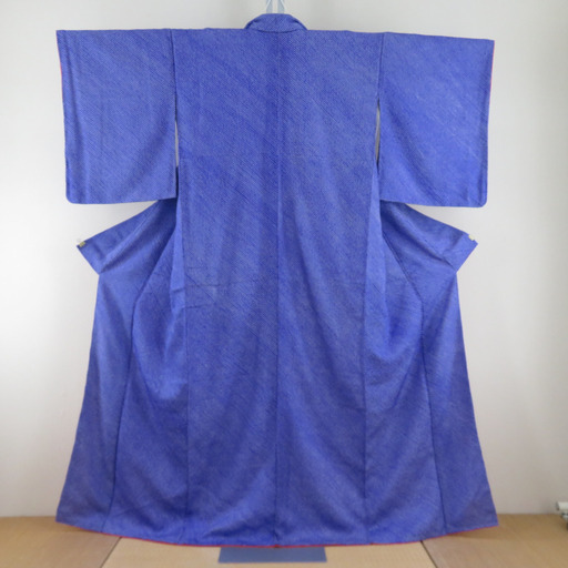 ★着物10★ 1円 絹 小紋 総鹿の子絞り 袷 身丈151cm 裄62cm [同梱可] ☆☆☆☆ 総鹿の子絞り 総疋田 京鹿の子 一目絞り 正絹小紋着尺 ：つゆくさ公式