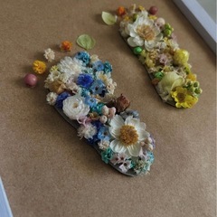 原寸大足形♡フラワーアートの画像