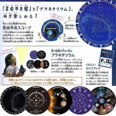 未使用品●学研・科学と学習★星座早見スコープ＆プラネタリウム★ハイブリッドで星と星座のことが楽しくわかるセット◎の画像