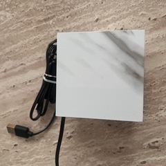 ニトリ LED デジタル 置き時計 S 001HT ホワイトの画像