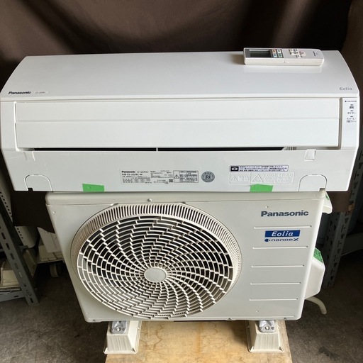 保証付、取付込、パナソニック2019年2.2KW6畳用