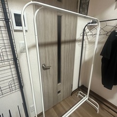 IKEA ハンガーラック　ホワイト2個セット