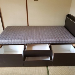 ニトリ　シングルベッドの画像