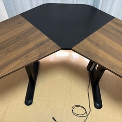 FITUEYES L字電動昇降デスク
