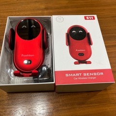 車内スマホホルダー　赤