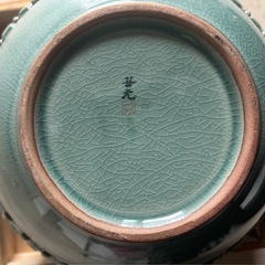 高麗青磁 飾り壺 花器 置物の画像
