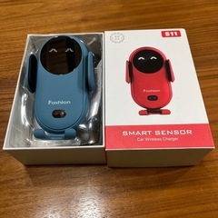 車内スマホホルダー　青
