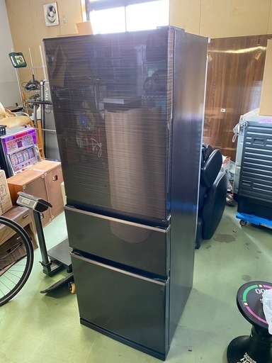 引き渡し決定　○4 22年製 三菱 ノンフロン冷蔵庫 MR-CX33G-BR