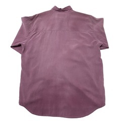WHITBY シルクシャツ WASHD SILK Msizeの画像