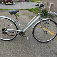 ◎27㌅ 6段ギア 現状渡し 自転車 大特価 使用感 部分的に錆...