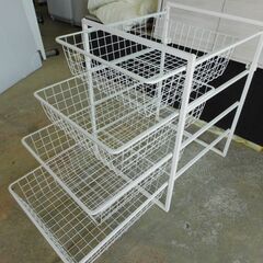 IKEA イケア JONAXEL ヨナクセル 収納システム 4段 引き出しかごの画像