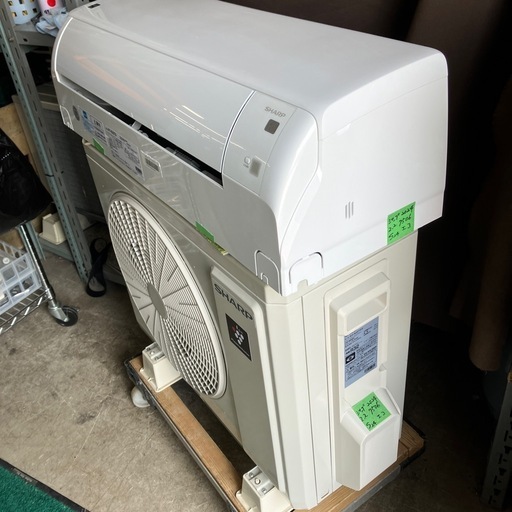 保証付、取付込　　シャープ2024年2.2KW6畳用