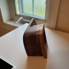 木製スピーカーの画像