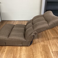 リクライニング付き座椅子【町田市再生家具】250407の画像
