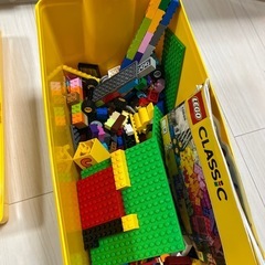 通常のレゴと大きめのレゴの画像