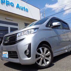 EKカスタム　T　ターボ車　ナビ　バックカメラ　ETC　車検整備2年付　H26年式　走行距離1.3万ｋｍ台の画像