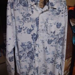 新品未使用　KARL KANI 花柄長袖シャツ　サイズXL