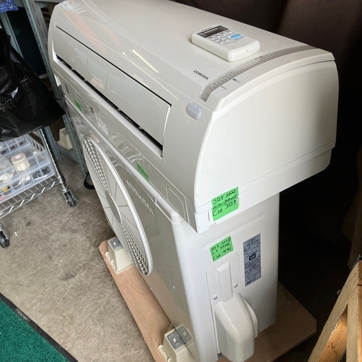 保証付、取付込　コロナ2020年2.2KW6畳