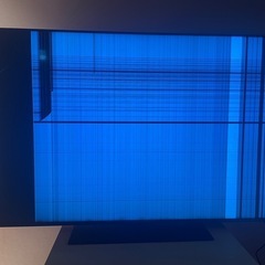 割れあり　65インチテレビ　REGZA
 65z770l の画像