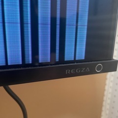 割れあり　65インチテレビ　REGZA
 65z770l の画像