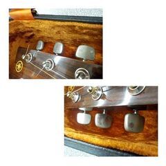YAMAHA アコースティックギター FG-200 1970年代製 グリーンラベル ギター ジャパンビンテージ 弦楽器 純正ハードケース付き ヤマハ の画像