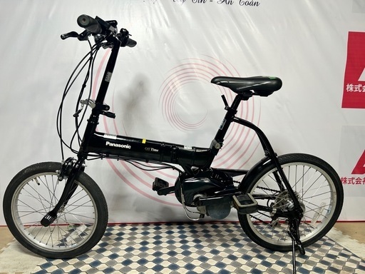 No.463 パナソニックオフタイム BE-ENW074整備済み外装7段変速折り畳み電動アシスト自転車